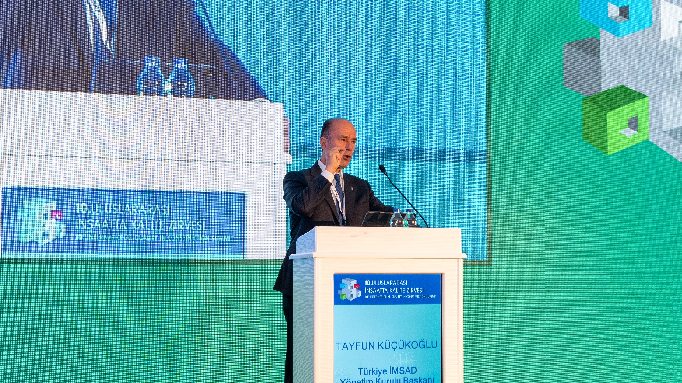 10. Uluslararası İnşaatta Kalite Zirvesi | Türkiye İMSAD Yönetim Kurulu Başkanı Tayfun Küçükoğlu