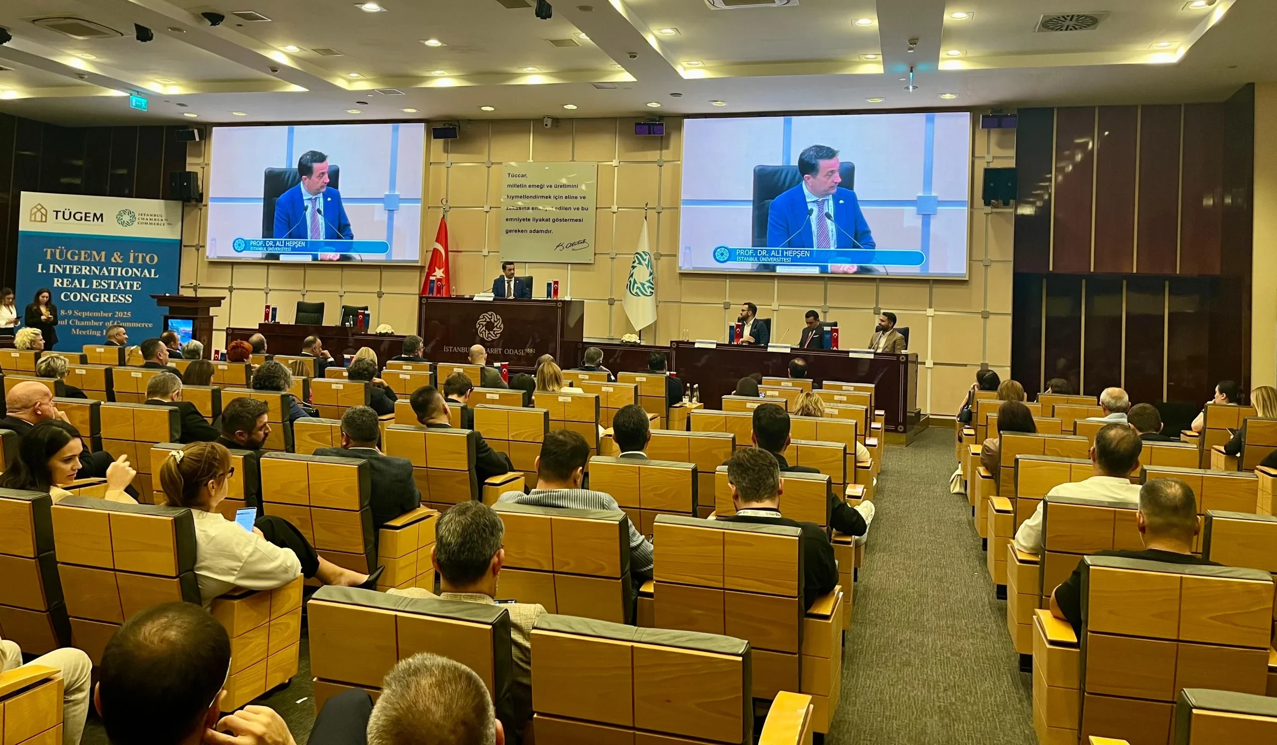 Prof. Dr. Ali Hepşen | Ömer Faruk Akbal | Burak Kutluğ | Hakan Bucak | 1. Uluslararası Gayrimenkul Kongresi